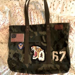 Ralph Lauren Polo Canvas Tote Bag